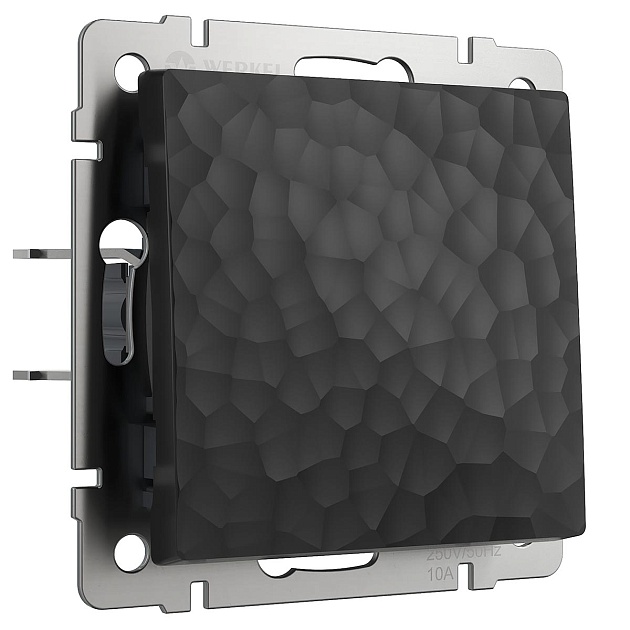 Выключатель Werkel Hammer одноклавишный проходной черный W1212008 4690389162053 изображение 1 Выключатель Werkel Hammer одноклавишный проходной черный W1212008 4690389162053 Фото № 1