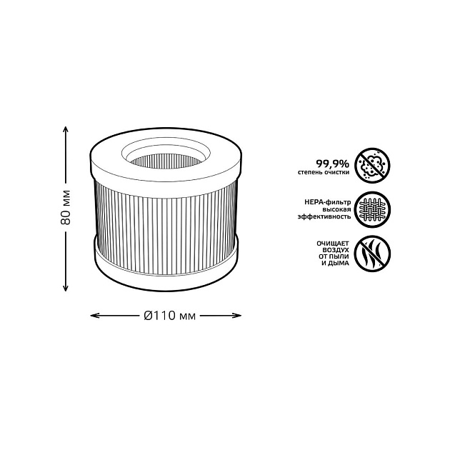 Фильтр для очистителя воздуха GR001 Gauss Guard GR002 Фото № 2