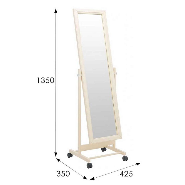 Зеркало напольное Мебелик BeautyStyle 27 008678 изображение 3 Зеркало напольное Мебелик BeautyStyle 27 008678 Фото № 3