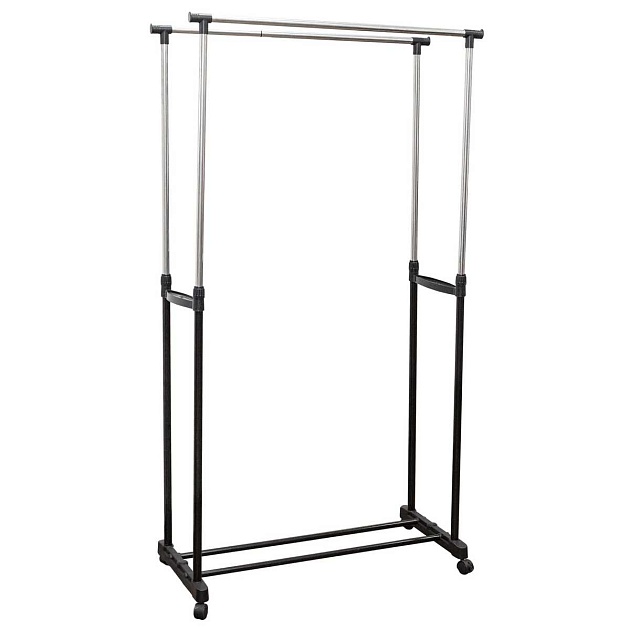 Гардеробная вешалка AksHome Diana на колесах, хром, металл 62180 Фото № 6