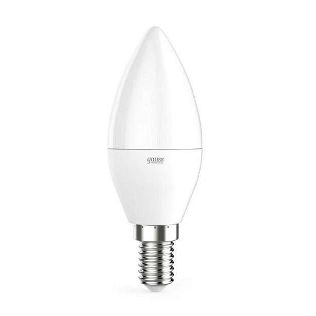 Лампа светодиодная Gauss E14 10W 3000K матовая 33110 Фото № 1