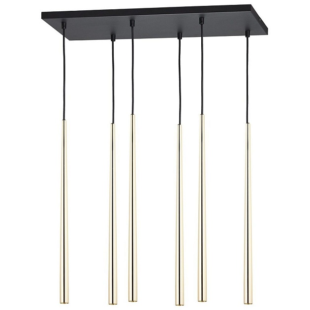 Подвесная люстра TK Lighting 6420 Piano Gold Фото № 1