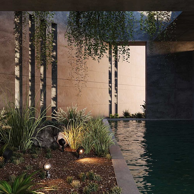 Ландшафтный светильник Maytoni Outdoor O495FL-L18B3K изображение 9 Ландшафтный светильник Maytoni Outdoor O495FL-L18B3K Фото № 9