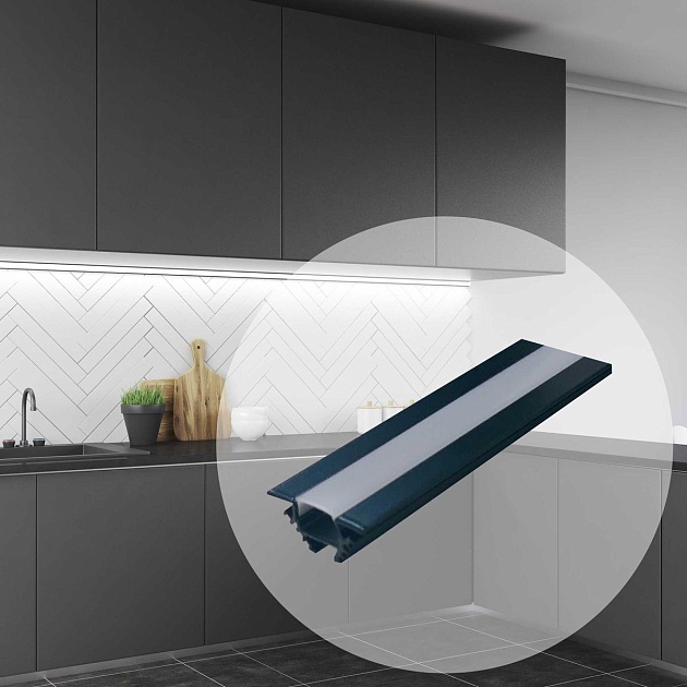 Профиль накладной с рассеивателем черный/белый 2м. Apeyron 08-03-ЧБ изображение 16 Профиль накладной с рассеивателем черный/белый 2м. Apeyron 08-03-ЧБ Фото № 16