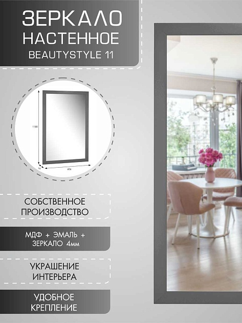 Зеркало Мебелик BeautyStyle 11 007828 изображение 4 Зеркало Мебелик BeautyStyle 11 007828 Фото № 4