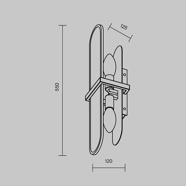 Бра Maytoni Marmo MOD099WL-02G Фото № 2