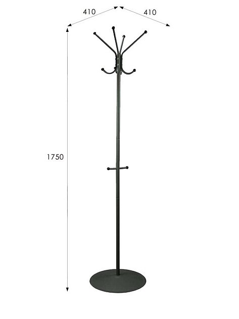 Напольная вешалка Мебелик Пико 1 005431 изображение 3 Напольная вешалка Мебелик Пико 1 005431 Фото № 3