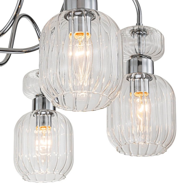 Потолочная люстра Escada Gloss 1141/6PL Chrome/Clear Фото № 3