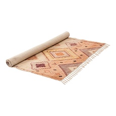 Ковер Tkano из хлопка с этническим орнаментом цвета лаванды из коллекции Ethnic, 120х180 см TK21-DR0001 2