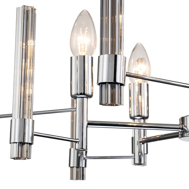 Подвесная люстра Indigo Favara 11040/5P Chrome V000457 изображение 2 Подвесная люстра Indigo Favara 11040/5P Chrome V000457 Фото № 2