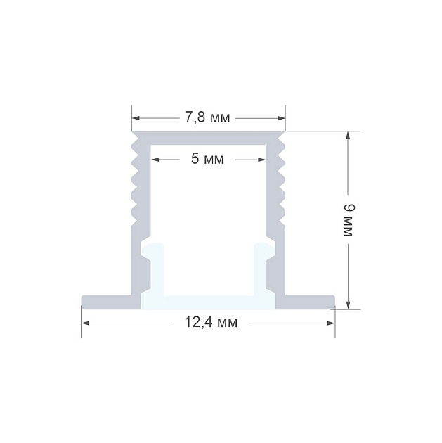 Профиль встраиваемый Apeyron 08-39 Фото № 3