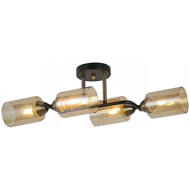Потолочная люстра Illumico IL8148-4COU-79 BK BR Фото № 1