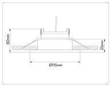 Встраиваемый светильник Ambrella light TECHNO SPOT TN52334 3