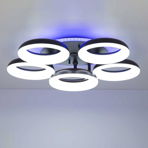 Потолочная светодиодная люстра Citilux Паркер Смарт CL225A165E изображение 6 Потолочная светодиодная люстра Citilux Паркер Смарт CL225A165E Фото № 6