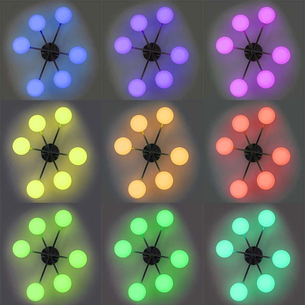 Потолочная светодиодная люстра Citilux Atman Smart CL226A161 изображение 9 Потолочная светодиодная люстра Citilux Atman Smart CL226A161 Фото № 9