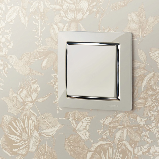 Выключатель одноклавишный Werkel слоновая кость W1110003 4690389155529 Фото № 4