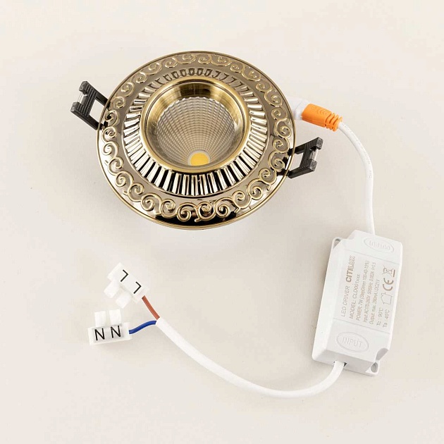 Встраиваемый светодиодный светильник Citilux Боска CLD041NW3 изображение 4 Встраиваемый светодиодный светильник Citilux Боска CLD041NW3 Фото № 4