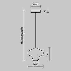 Подвесной светильник Maytoni MOD359PL-L6BS3K 3