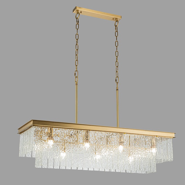 Подвесная люстра Belfast Harland 6308-10C BR CL Фото № 5