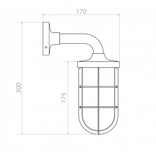 Уличный настенный светильник Covali WL-59854 Фото № 6