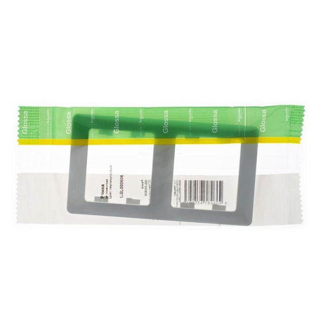 Рамка 2-постовая Systeme Electric Glossa перламутр GSL000606 Фото № 1