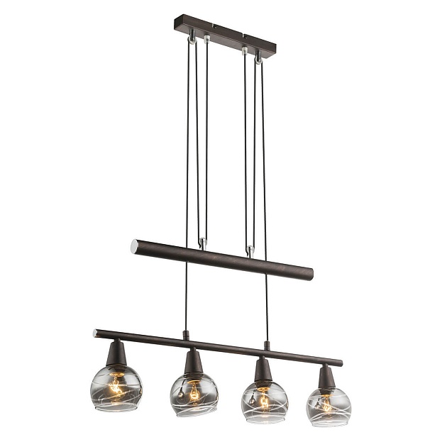 Подвесная светодиодная люстра Globo Isla 54347-4Z изображение 1 Подвесная светодиодная люстра Globo Isla 54347-4Z Фото № 1