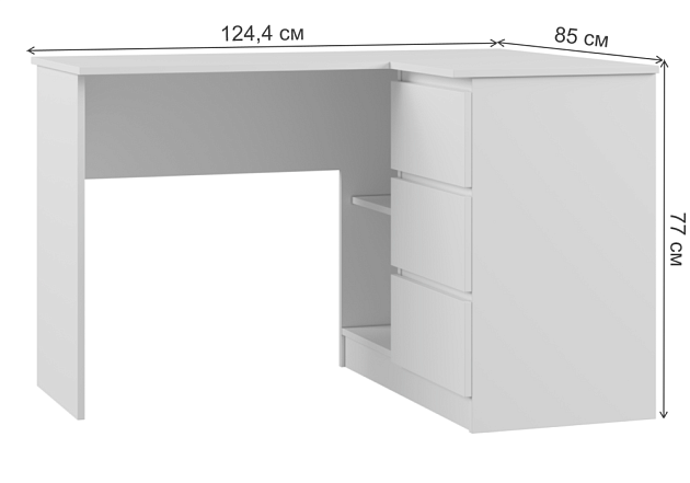 Письменный стол Woodville Мадера 520979 Фото № 4