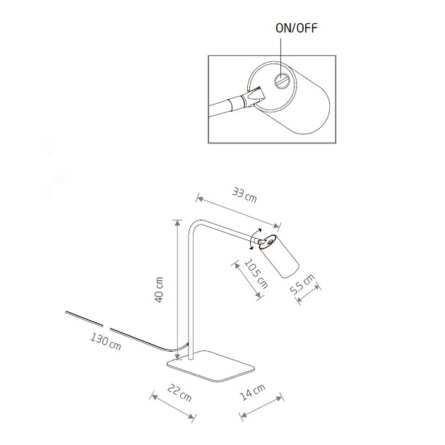 Настольная лампа Nowodvorski Mono 7716 Фото № 2