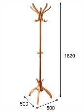 Напольная вешалка Мебелик В 12Н 001015 2