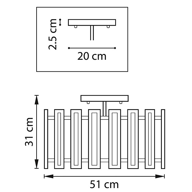 Потолочная люстра Lightstar Agave 712054 Фото № 2