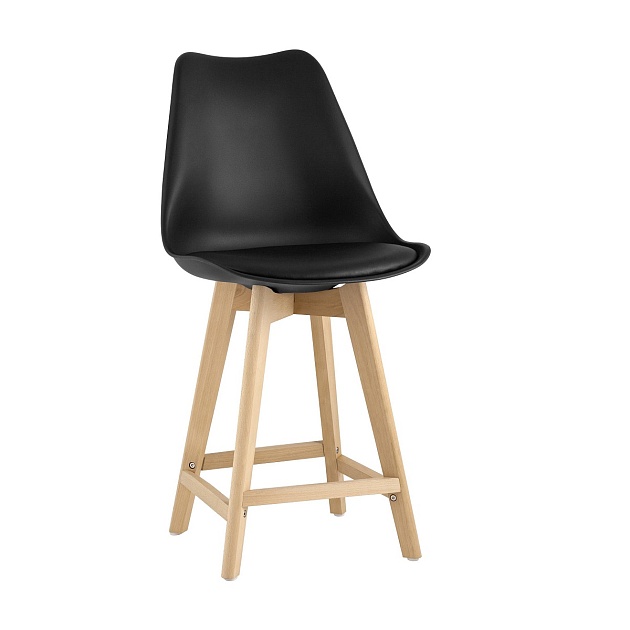 Полубарный стул Stool Group Frankfurt черный Y815A-65CM black Фото № 1