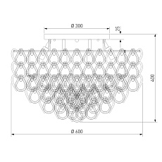 Потолочный светильник Bogates Cappio 380/8 Smart 1