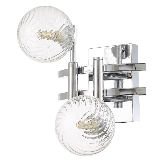 Бра Crystal Lux Luxury AP2 Chrome Фото № 6