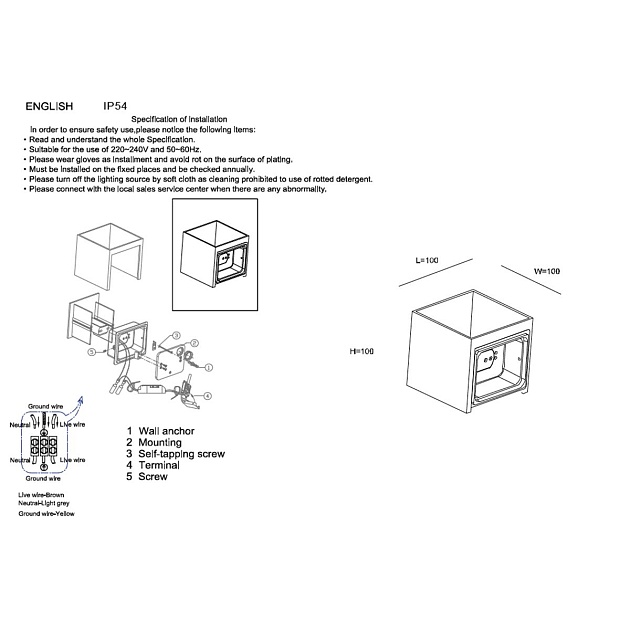 Настенный светодиодный светильник Crystal Lux CLT 520W WH изображение 2 Настенный светодиодный светильник Crystal Lux CLT 520W WH Фото № 2