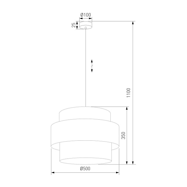 Подвесной светильник TK Lighting 5402 Calisto Фото № 2