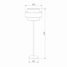 Торшер TK Lighting 6451 Trio 1