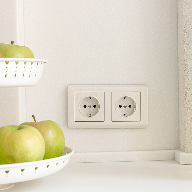 Розетка с заземлением Werkel перламутровый рифленый W1171013 4690389161001 изображение 6 Розетка с заземлением Werkel перламутровый рифленый W1171013 4690389161001 Фото № 6