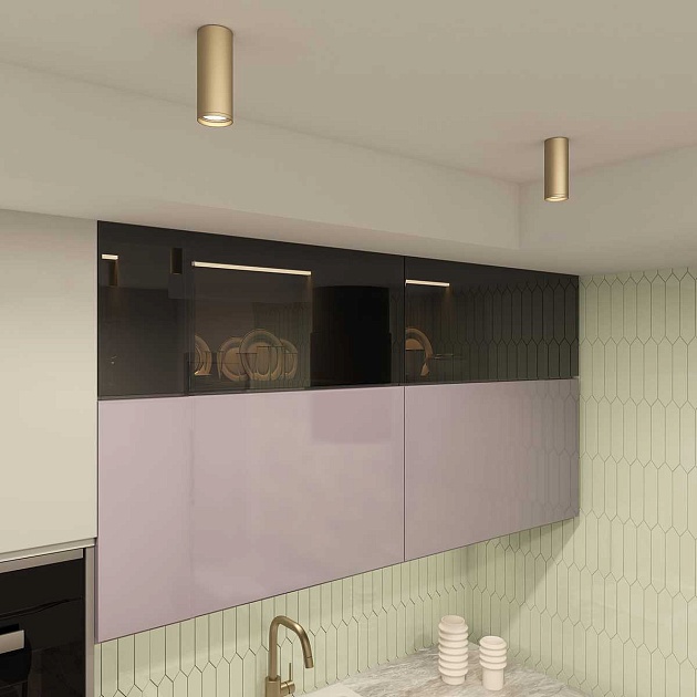 Накладной светильник Denkirs TUBE DK2051-SG Фото № 2