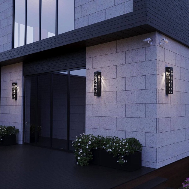 Уличный настенный светодиодный светильник Novotech Street Netz 359285 Фото № 3