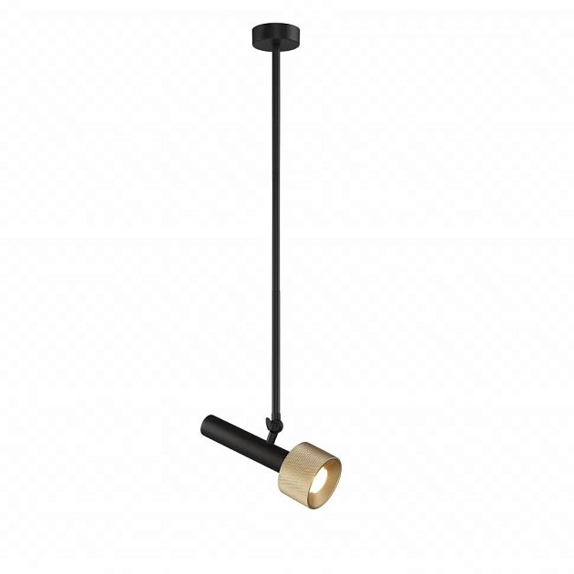 Подвесной светильник iLedex Delta 2361-1 BK+BR Фото № 4