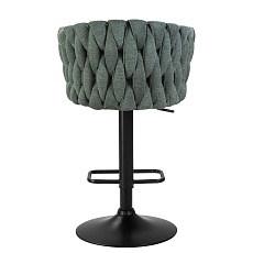 Стул барный DOBRIN LEON (зеленая ткань (LAR 275-23)) 9690-LM LEON 1
