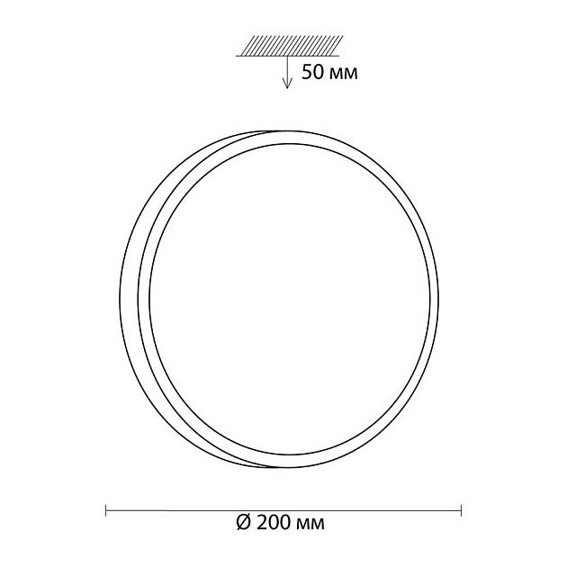 Настенно-потолочный светильник Sonex Mini Smalli 3012/AL Фото № 4