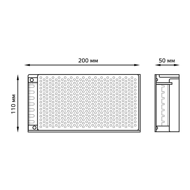 Блок питания Gauss Led Strip PS 12V 250W IP20 25A 202003250 Фото № 3