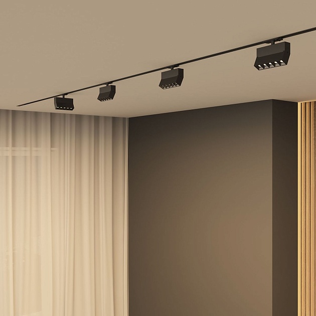 Трековый светодиодный светильник Denkirs Edder DK6436-BK Фото № 4