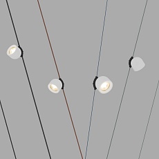 Трековый светодиодный светильник Denkirs Belty Spot DK5541-WH+BK 4