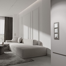 Рамка Werkel Senso на 3 поста дымчатый W0033117 4690389206450 2