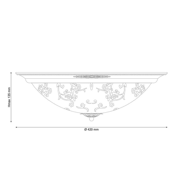 Потолочный светильник Lucia Tucci Lugo 142.3 R40 Brown Фото № 2