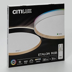 Потолочный светодиодный светильник Citilux Etalon CL750400R 4