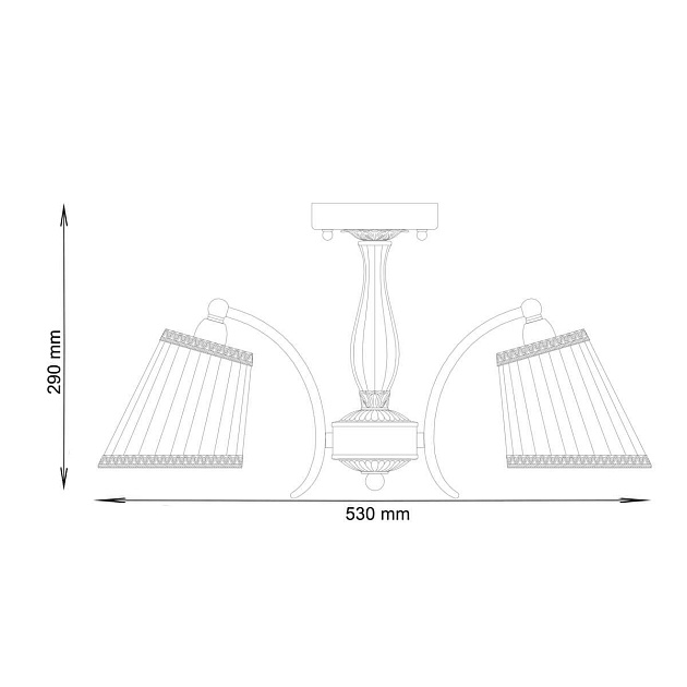Потолочная люстра Lucia Tucci Firmo 145.5 Ivory Фото № 2