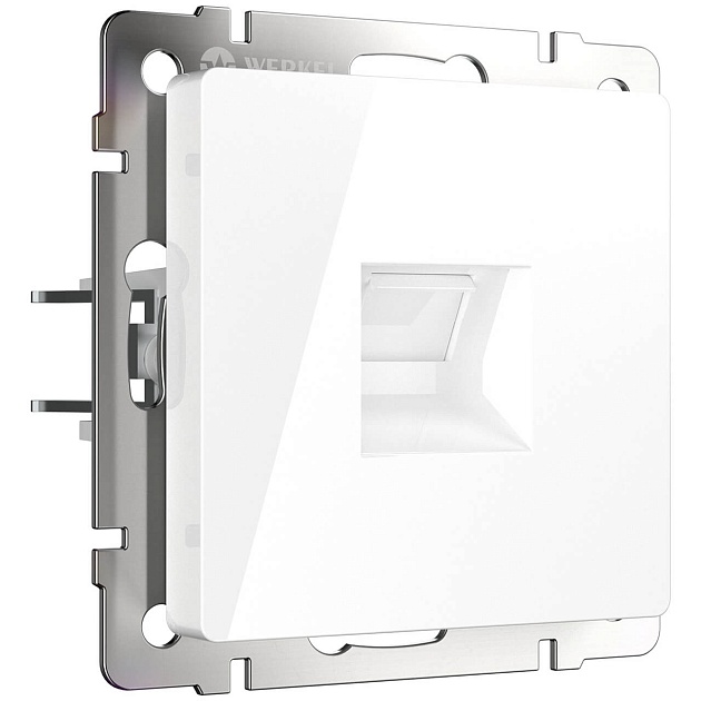 Телефонная розетка RJ-11 Werkel белый W1182001 4690389155383 изображение 1 Телефонная розетка RJ-11 Werkel белый W1182001 4690389155383 Фото № 1